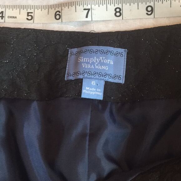 Simply Vera black midi pencil skirt, 6 - Picture 5 of 6